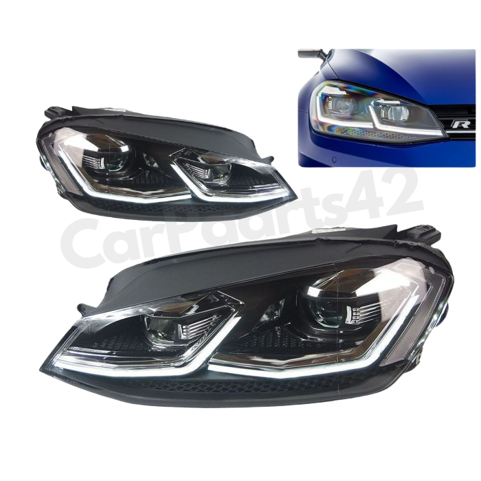 Phares Avant Bi-LED pour Volkswagen Golf 7 RETROFIT