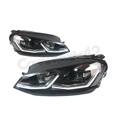 Phares Avant Bi-LED pour Volkswagen Golf 7 RETROFIT